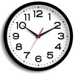 Small Black Analog Silent Wall Clock