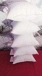 Set of 5 White Cushion Fillers - 16" x 16