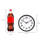 Small Black Analog Silent Wall Clock