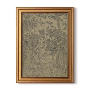 Gold Framed Vintage Landscape Canvas Wall Art