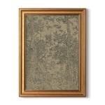 Gold Framed Vintage Landscape Canvas Wall Art