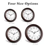 KECYET 10-Inch Silent Vintage Wall Clock