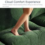 Green Oversized Modular U-Shaped Sectional Sofa