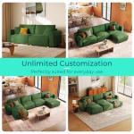 Green Oversized Modular U-Shaped Sectional Sofa