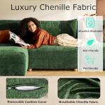 Green Oversized Modular U-Shaped Sectional Sofa