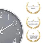 Silent Modern Quartz Wall Clock for Home or Office