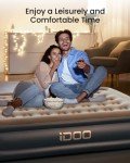 Queen Size Inflatable Bed with Built-in Pump