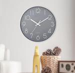 Silent Modern Quartz Wall Clock for Home or Office