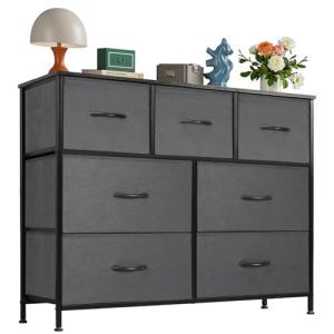 7-Drawer Fabric Dresser and Storage Tower