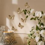 Vintage 3D Butterfly Wall Decor Set of 3