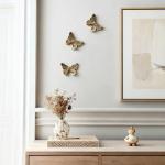 Vintage 3D Butterfly Wall Decor Set of 3