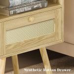 Nightstands Set of 2 with Charging Station