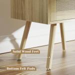 Nightstands Set of 2 with Charging Station