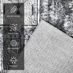 Vintage 5' x 7' Washable Non-Slip Area Rug