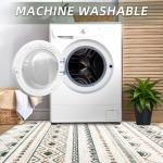 Large Boho Geometric Area Rug 8x10