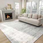 8x10 Washable Anti-Skid Abstract Area Rug