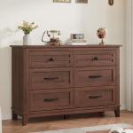 GarveeHome 6-Drawer Wooden Dresser for Bedroom