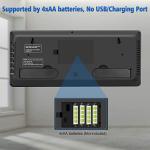 Large 14.5'' Digital Wall Clock with Jumbo Numbers