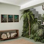 Moody Vintage Floral Wall Art Set of 3