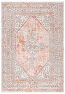 Shivan Vintage Medallion Distressed Area Rug 5'3"x7'6