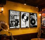 Retro Music Poster Wall Art Set for Home Decor