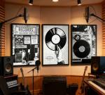 Retro Music Poster Wall Art Set for Home Decor
