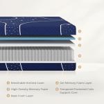 Sweetnight 12-Inch Queen Hybrid Mattress for Comfort