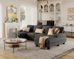 Furmax U-Shaped Sectional Sofa for Living Room