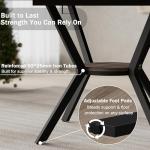 Extendable Round Dining Table for 4-6 People