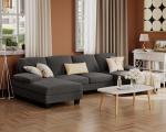Furmax U-Shaped Sectional Sofa for Living Room