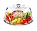 Elegant European Cake Stand with Dome – 6-in-1