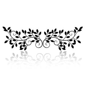 Metal Tree Leaf Wall Art Set for Decor