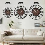 Maxstar Vintage Round Silent Wall Clock - 13 inch