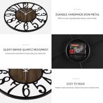 Maxstar Vintage Round Silent Wall Clock - 13 inch