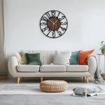 Maxstar Vintage Round Silent Wall Clock - 13 inch