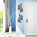 Metal Tree Leaf Wall Art Set for Decor