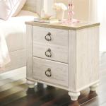 Willowton Farmhouse Nightstand with USB Ports