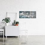 Daisy Butterfly Canvas Art Set for Home Decor