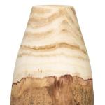 Carved Paulownia Wood Vase with Live Edge 13