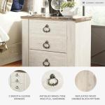 Willowton Farmhouse Nightstand with USB Ports