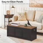 Retro Wooden Storage Bench and Entryway Organizer