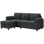 Vongrasig Convertible L-Shaped Sofa with Pillows