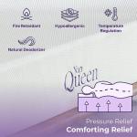 NapQueen 8-Inch Bamboo Charcoal Memory Foam Mattress