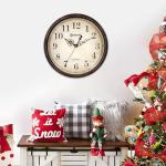 Geevon Retro 12-Inch Silent Wall Clock