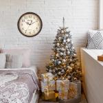 Geevon Retro 12-Inch Silent Wall Clock