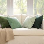 Boho Farmhouse Sage Green Throw Pillow Covers Set