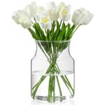 Large Clear Glass Flower Vase for Home Decor