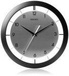 Brushed Metal 11" Wall Clock by Seiko