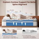 King Mattress, 12-Inch 5-Zone Deep Sleep Firm
