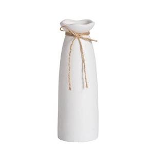 White Ceramic Flower Vase for Modern Decor